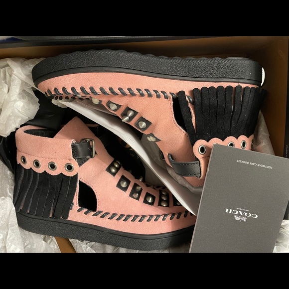 coach roccasin cut out sneaker